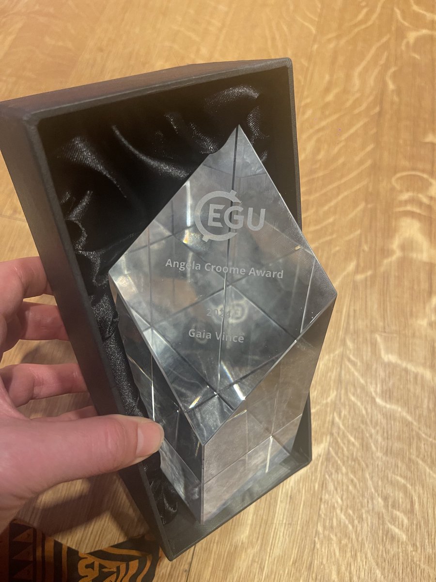 Thanks @EGU, it’s an honour and privilege!