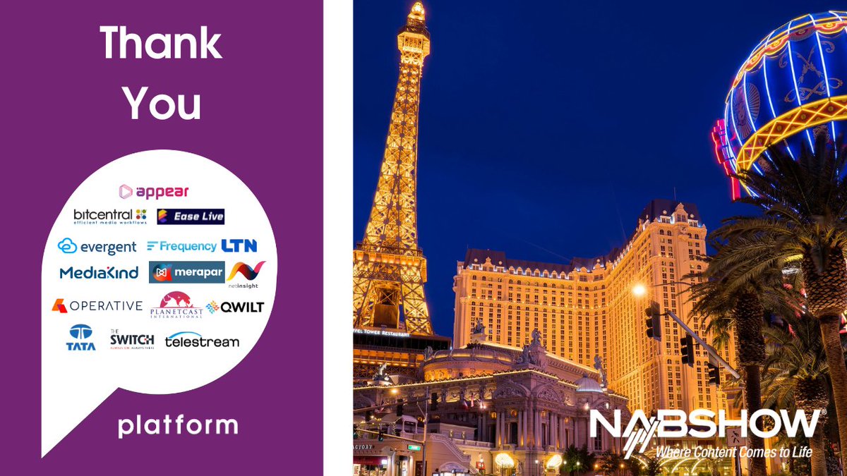 That’s a wrap for another great @NABShow. Thank you to all our fantastic clients who trusted us to make the show a success. Thank you also to all the media and analysts who met with our clients over the last few days. #nabshow #nabshow2024 #communications