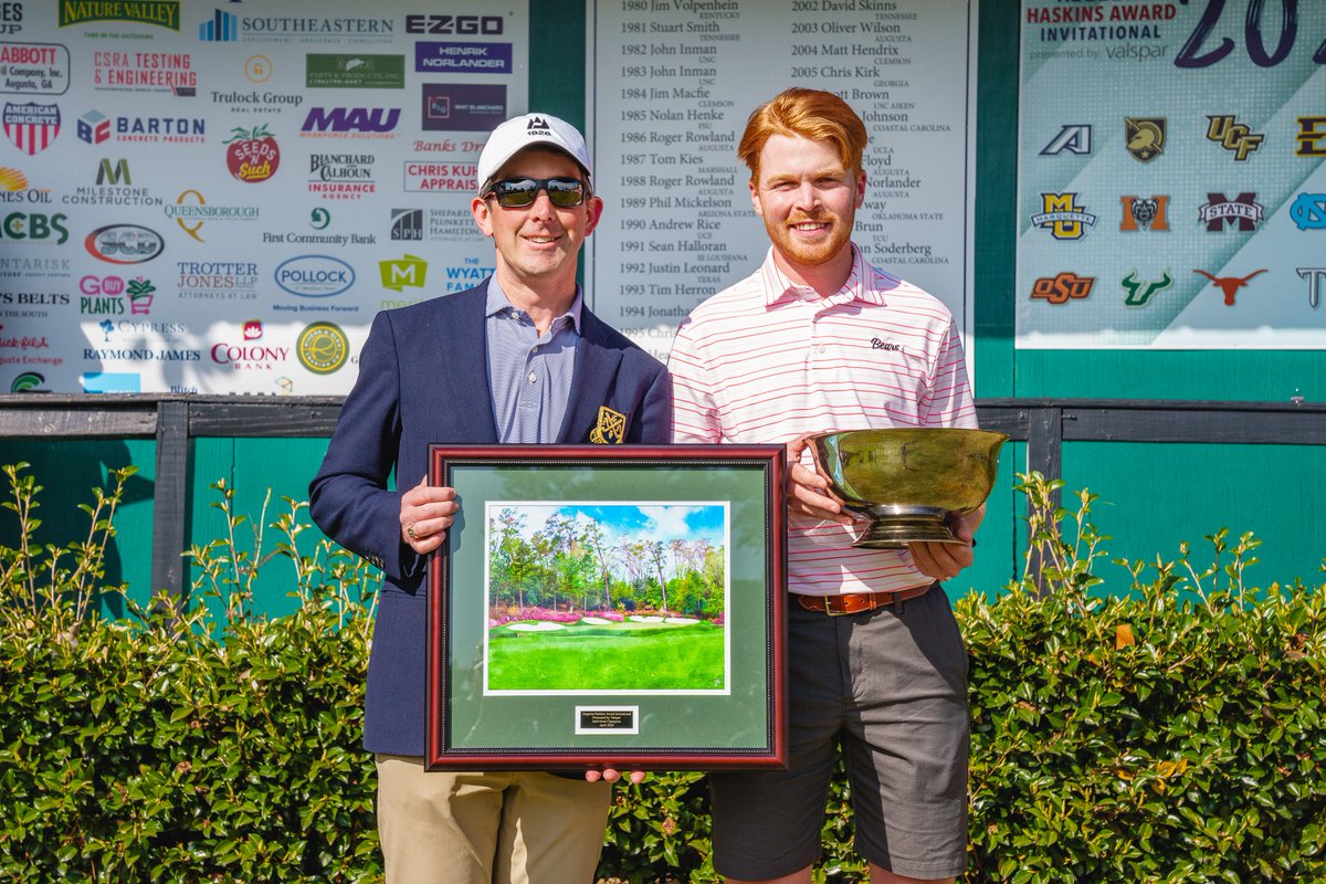 Tonight at 6:00 @13wmaznews: If you watched the Masters, you know Ludvig Aberg. Who you don't know? His Swedish national team teammate, who will soon become @Mercergolf's first ever Bear to compete in a PGA TOUR event @3MOpen 🇸🇪⛳️