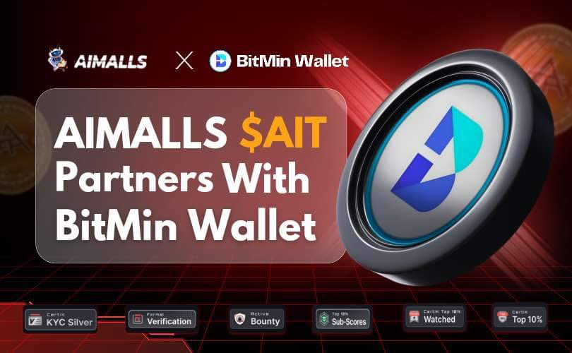 SmartCryptoNew1's tweet photo. 💥 @ai_malls has been partnered with @BitMinWallet
💥 #BitMin Wallet is an innovative digital wallet designed to simplify your journey into cryptocurrency
🔽 VISIT
https://t.co/pJBVLgGY4s
#SCN1 $AIT https://t.co/3hcRPDqoJK