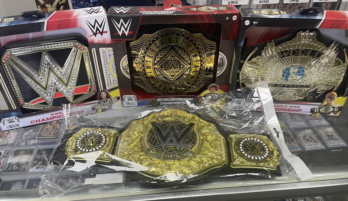 Hey kids - if you’re gonna be a Champion, you’re gonna need a belt to show off. Parents - Bring your kid in this week and pick up one of these Championship Belts for them! We have a limited supply of them, so hurry in! 🌵 #wgsphx #wrestlingstore