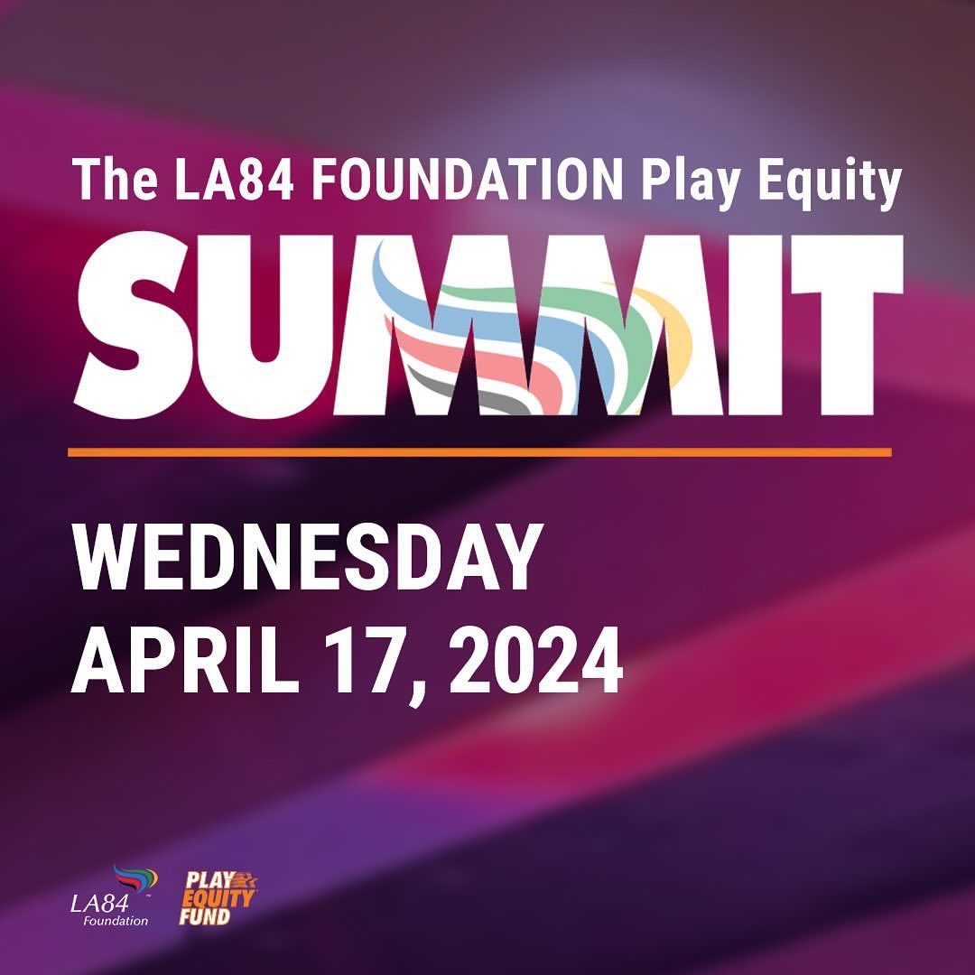 We are very excited to be representing ELLA today at the 
The  LA84 Foundation Play Equity Summit.
#la84 #ellasportsfoundation #summit #playequity