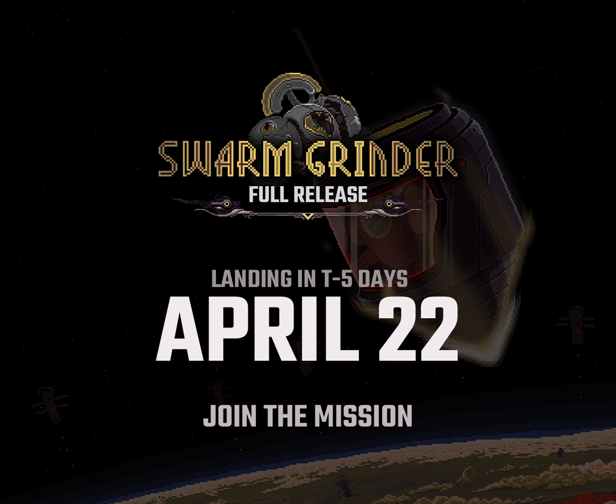 Hello all! The day, finally, is upon us! With the deepest pride and greatest pleasure, Last Bite Team proudly presents: SWARM GRINDER - FULL RELEASE APRIL 22