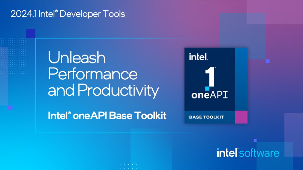 The 2024.1 Intel HPC Toolkit includes Fortran 23 language features that improve compatibility between C and #Fortran code, and a range of application performance improvements with tools like MPI 4.0 Persistent Collectives and the Intel MPI Library: intel.ly/4cZn4c0 #oneAPI