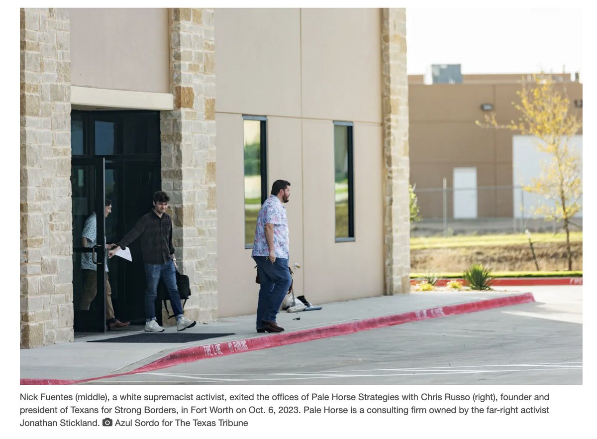 I'm also incredibly thankful to my <a href="/TexasTribune/">Texas Tribune</a> colleagues for their support and for letting me yell about neo-Nazis in the newsroom all day. Special s/o to <a href="/rebekahallen/">Rebekah Allen</a> for editing; <a href="/carla_astudi/">Carla Astudillo | @carla-astudi.bsky.social</a> for her data reporting &amp; <a href="/AzulSordo/">Azul Sordo</a> for her game-changing Nick Fuentes photos.