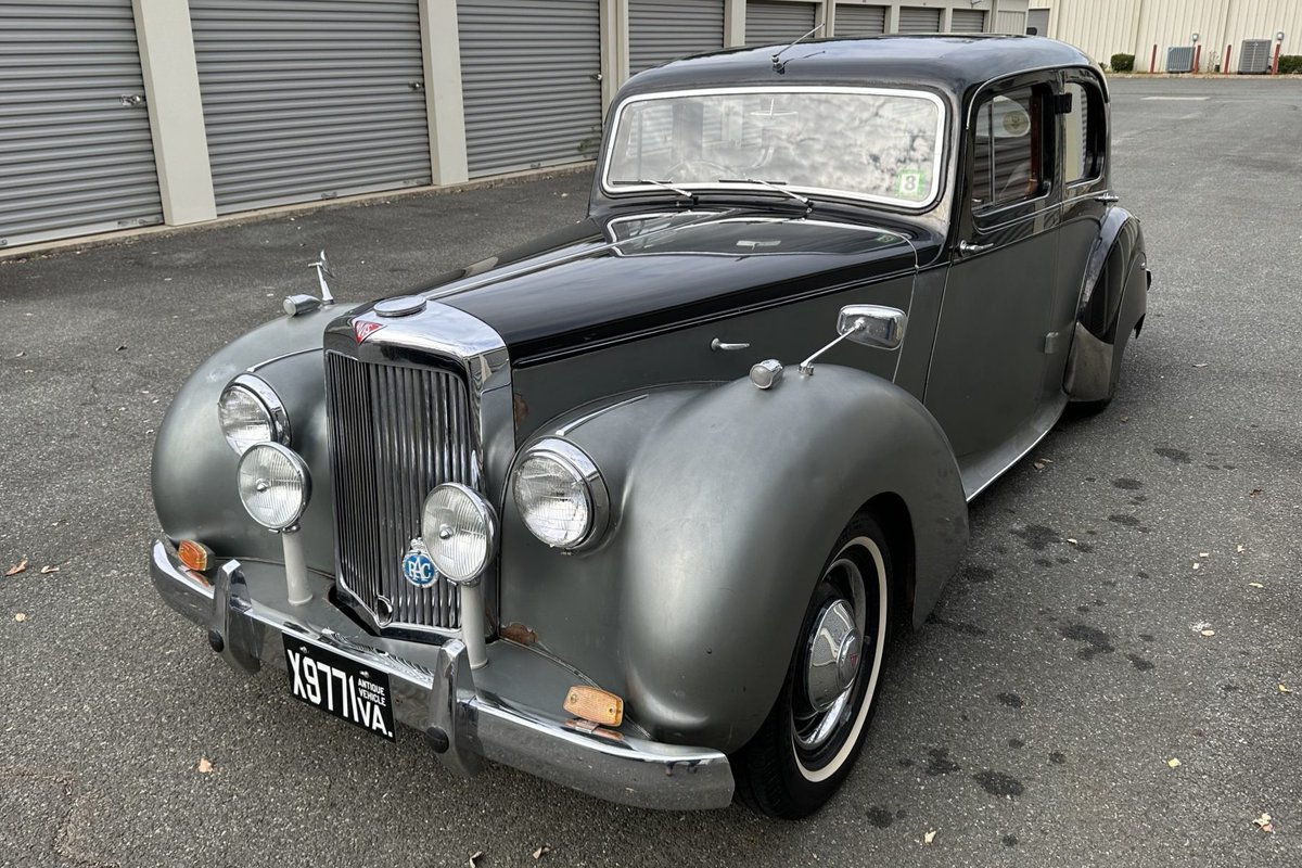 Now live at BaT Auctions: 44-Years-Family-Owned 1951 Alvis TA21 Saloon. bringatrailer.com/listing/1951-a…