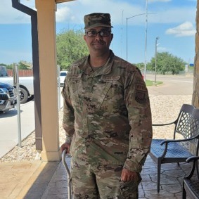 This #warriorwednesday we highlight SrA (ret) Eric Abrams who is currently stationed at Dyess Air Force Base. Abrams focuses on the mantra of 'one day at a time' as he works to complete his transition goals. 'I am very appreciative of AFW2 and am so glad I was enrolled,' he said.