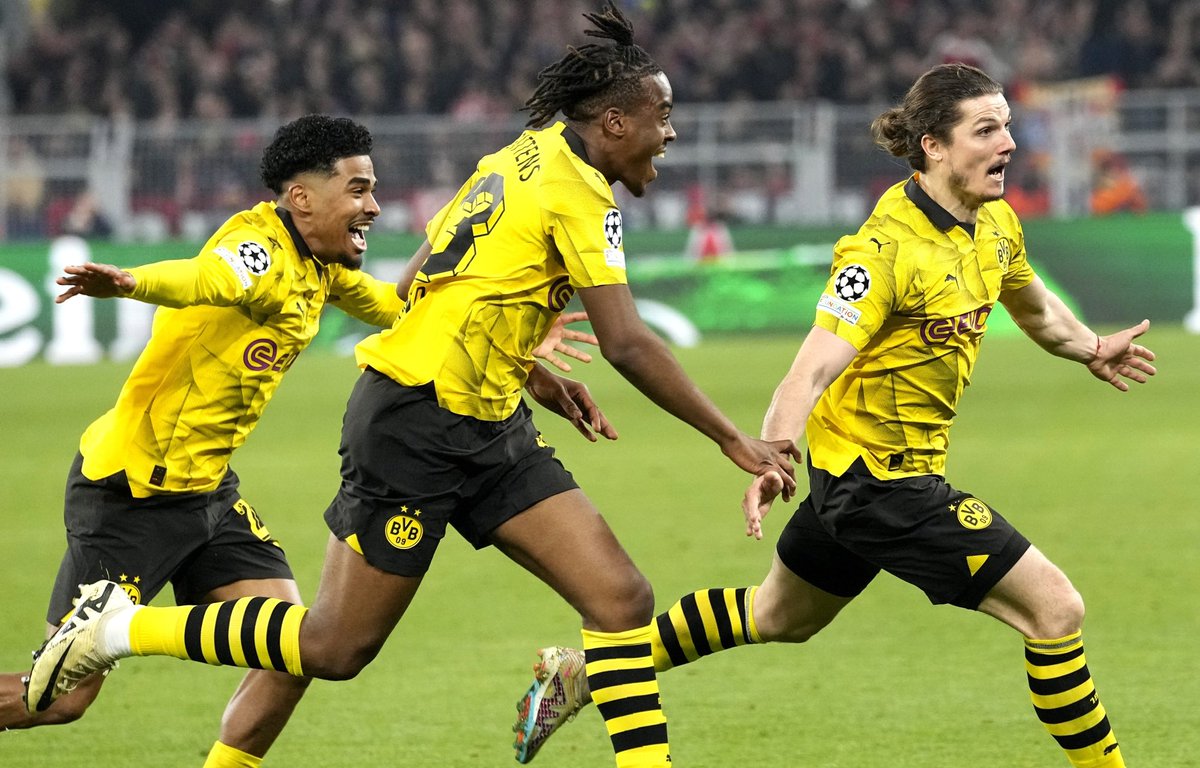 Moc pravděpodobné to není, ale pokud: ▪️ Dortmund vyhraje LM ▪️ v BL skončí nejlíp pátý ▪️ a Německo se udrží v koeficientu před Anglií (pomoct musí i Bayern proti Arsenalu a Leverkusen s WHU) ...tak bude mít Bundesliga v příštím sezoně LM šest míst. Bude ji hrát každý třetí tým!