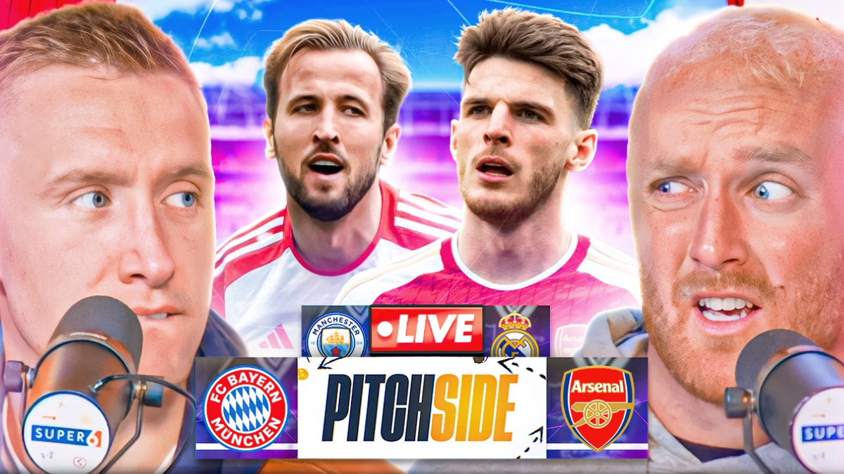 🚨HUGE STREAM TONIGHT!🚨 Will we see the 2nd Arsenal meltdown in a week?😬 ARSENAL vs BAYERN MUNICH & MAN CITY vs REAL MADRID! - Live @ 07:30pm 🛎️Set notifications HERE: youtube.com/live/EDcOVpCUa…