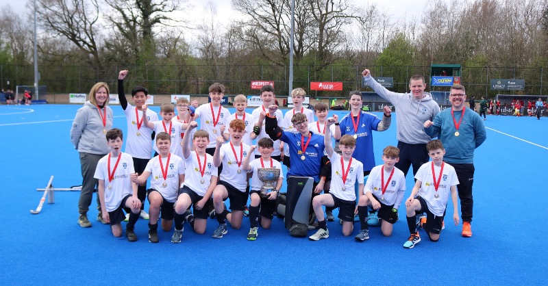 UlsterHockey's tweet photo. 🏆Pearson Cup 
🏆Richardson Cup
🏆Bannister Bowl
🏆Ferris Cup
🏆John Waring All Ireland Schoolboys Championship

Further congratulations to Cookstown Primary School &amp; @CookstownHigh who combined have won every major junior boys competition this season!