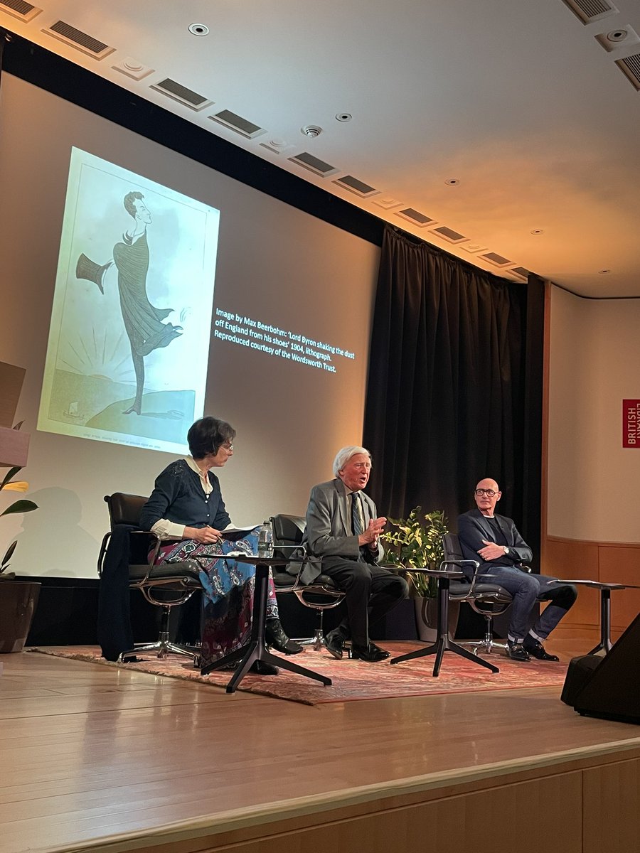 A pleasure to be returning to @britishlibrary for our annual Wordsworth Lecture. This year we’re part of a fantastic Byron 'all-dayer' marking the 200th anniversary of the poet's death.