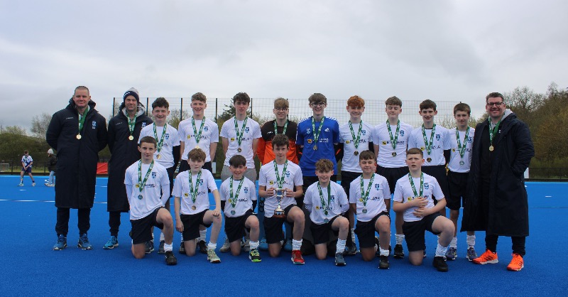 UlsterHockey's tweet photo. 🏆Pearson Cup 
🏆Richardson Cup
🏆Bannister Bowl
🏆Ferris Cup
🏆John Waring All Ireland Schoolboys Championship

Further congratulations to Cookstown Primary School &amp; @CookstownHigh who combined have won every major junior boys competition this season!