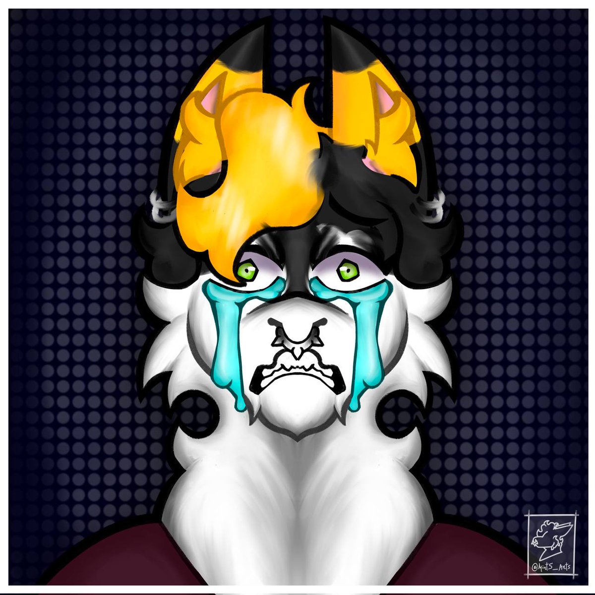 (2/4)
Sad boy 
#furry #sergal #OMORIFANART
