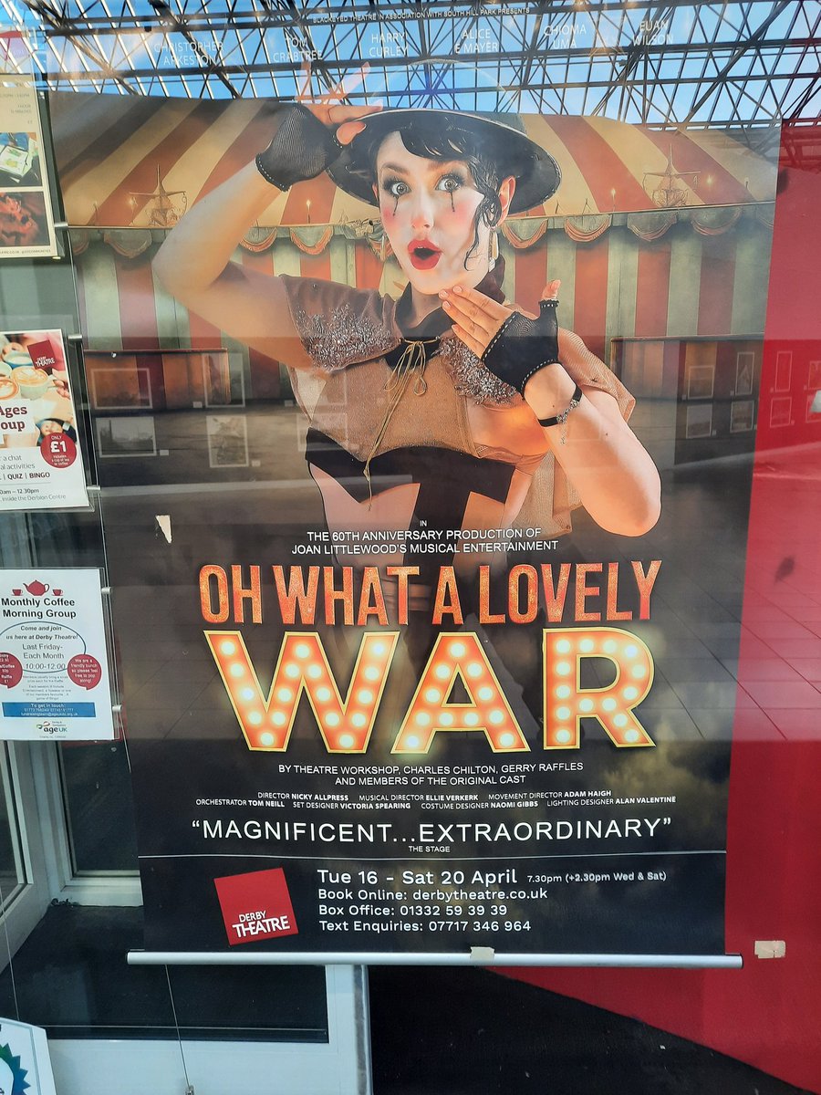 @derbytheatre @BehindTheArras @Blackeyedtheatr buzzing for oh what a lovely war tonight