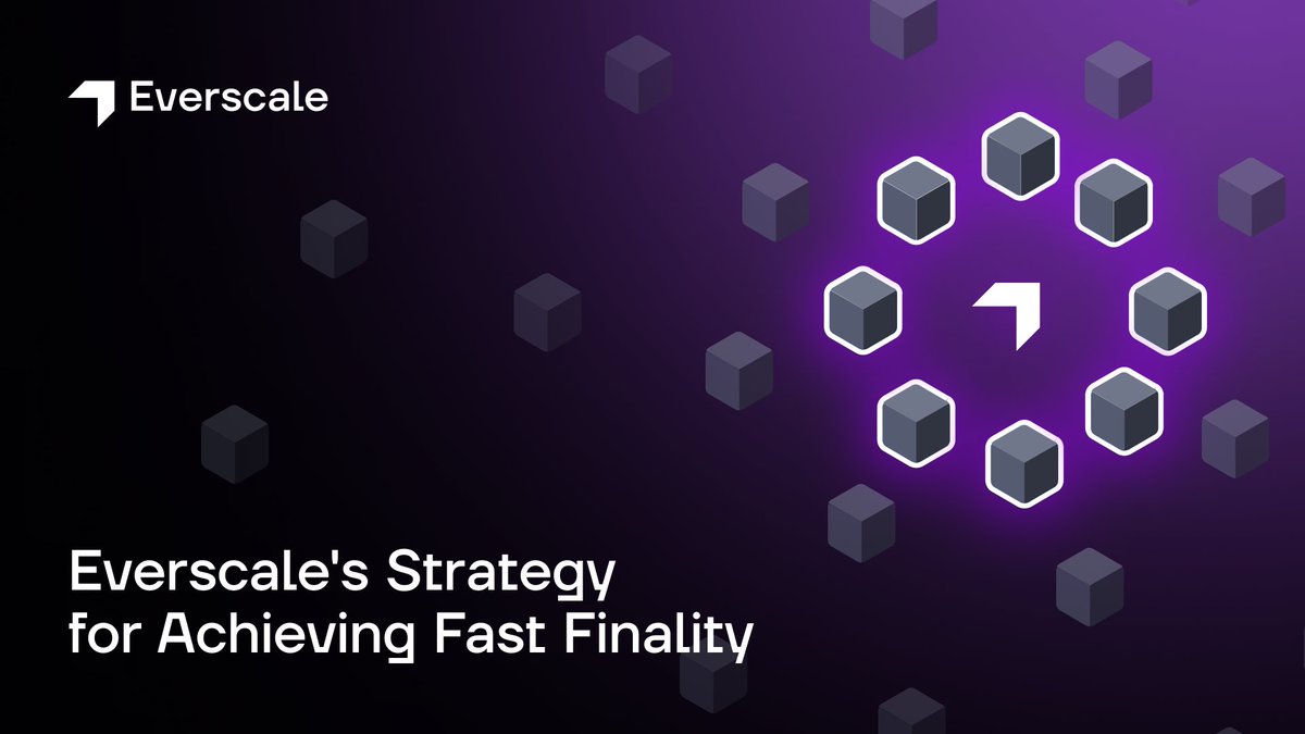 ⚡️What is Fast Finality and How Everscale Plans to Achieve It

Blockchain scalability is not only about throughput: the speed of transactions is also determined by what is called #finality.

Read our new guide to find out more about blockchain finality, why it is different in