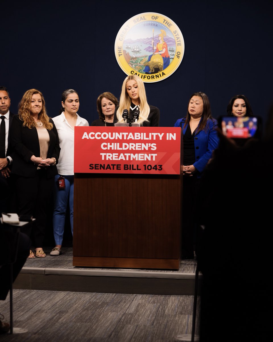 ParisHilton's tweet image. This week in Sacramento I testified at the Capitol and shared my firsthand experience about the abuse I faced in troubled teen industry facilities in California, Utah and Montana. I will keep fighting for this cause until every child is safe and keep shining my huge spotlight on…
