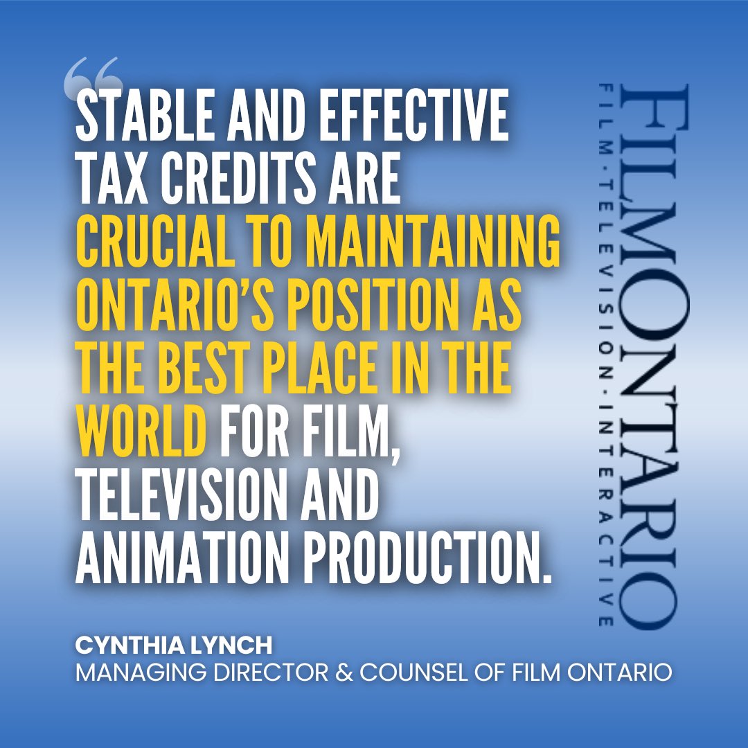 🎥 #NationalCanadianFilmDay | Minister @PBethlenfalvy’s latest #ONbudget reinforces our government’s continuing support for Ontario’s film & TV industry.