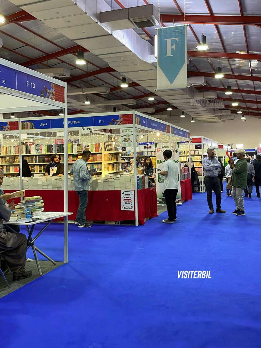 The 16th Erbil International Book Fair opened today until April 27. The fair will feature participation from 300 publishing houses and broadcasting centers from 22 countries, showcasing a diverse collection of 1.5 million book titles. OT: from 10:00 am to 8:00 pm. #VisitErbil