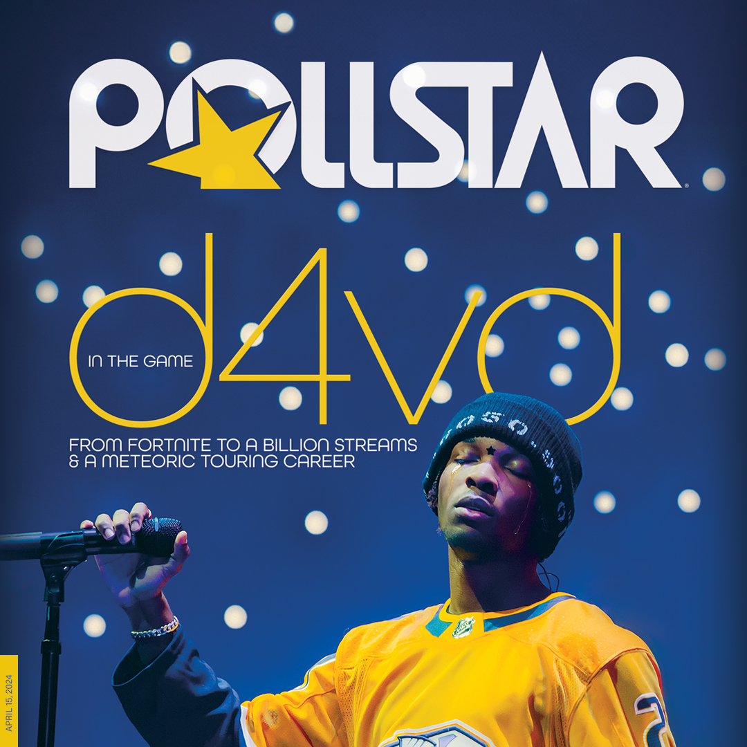 In late 2021, @d4vddd was a homeschooled teen in Houston obsessed with video games, posting video montages that were demonetized because of copyright strikes on the songs he’d include with the clips. What a difference a few years make. news.pollstar.com/2024/04/15/in-… #Pollstar #d4vd