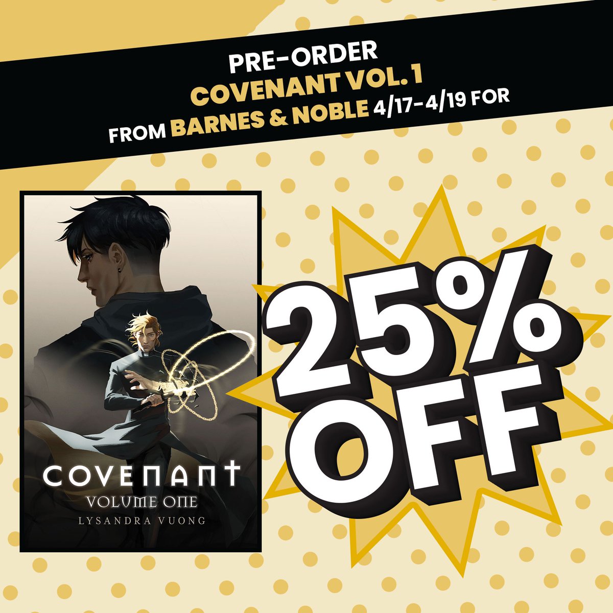 explodikid's tweet photo. my queer supernatural action graphic novel is featured in barnes and nobles pre-order sale!!!! if you haven’t ordered Covenant yet now is a REALLY good time to!!!! https://t.co/13Z4x9esq2