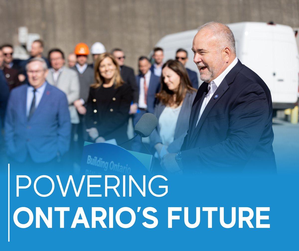 To maintain Ontario's clean energy advantage, our government is supporting @OPG's $1 billion investment to extend the life of the Sir Adam Beck Complex by another 30+ years! Learn more about how we are powering Ontario's future here: cbc.ca/news/canada/to…