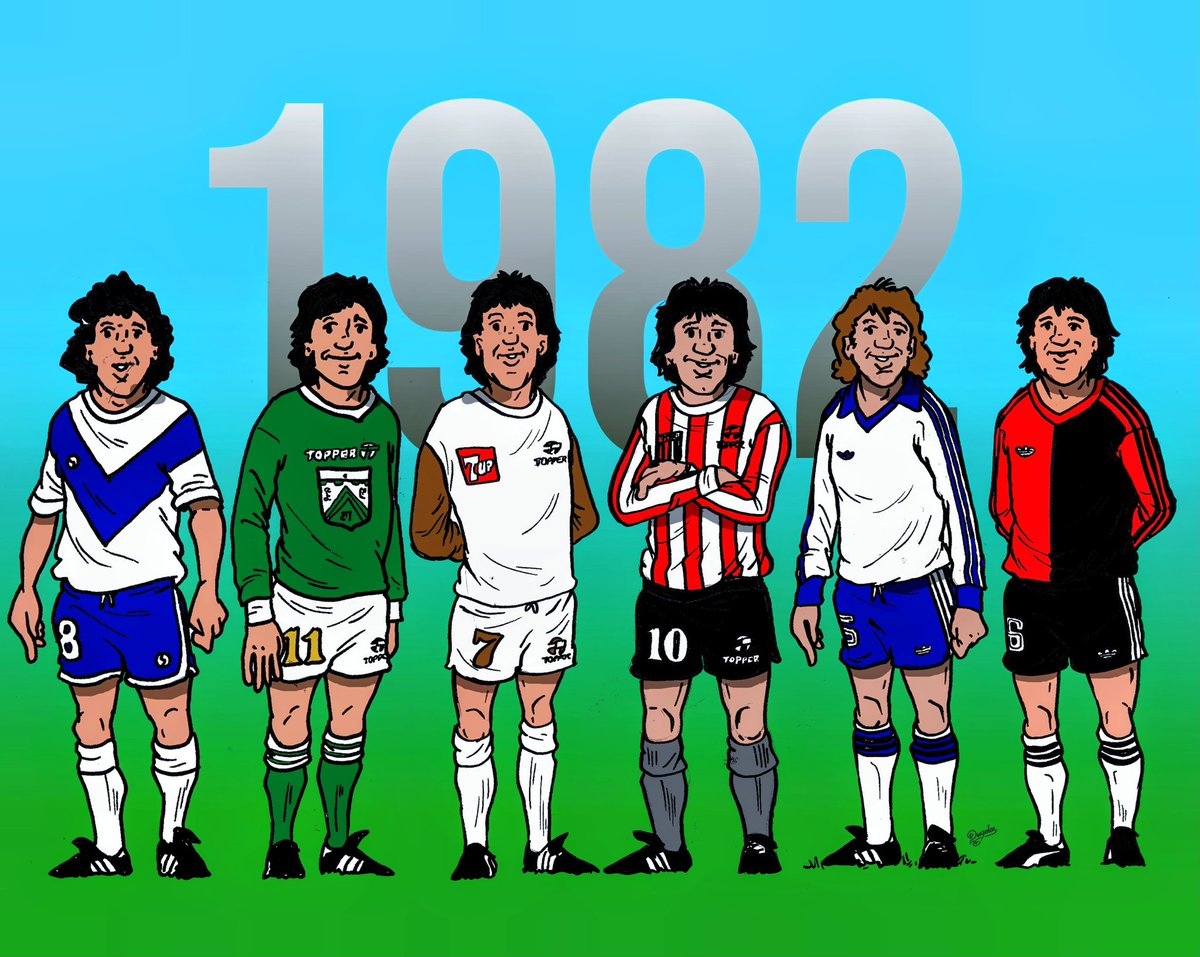 "MANTOS SAGRADOS"

La Historia de nuestro Fútbol a traves de sus camisetas

1982
1- Velez Sarsfield (Sportlandia)
2- Ferro (Topper)
3- Platense (Topper)
4- Estudiantes (Topper)
5- Quilmes (Adidas)
6- Newell's (Adidas)

#Velez #Ferro #PLatense #Estudianteslp #Quilmes #Newells