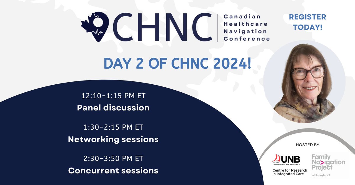 Day 2 of #CHNC 2024 starts with a panel discussion! You will have the opportunity to #network and learn about #evaluation, #equity, #diversity, and #inclusion. Check out the website to register - chnconference.ca/conferences/ch…

#healthresearch
#navigation
#conference
#canada