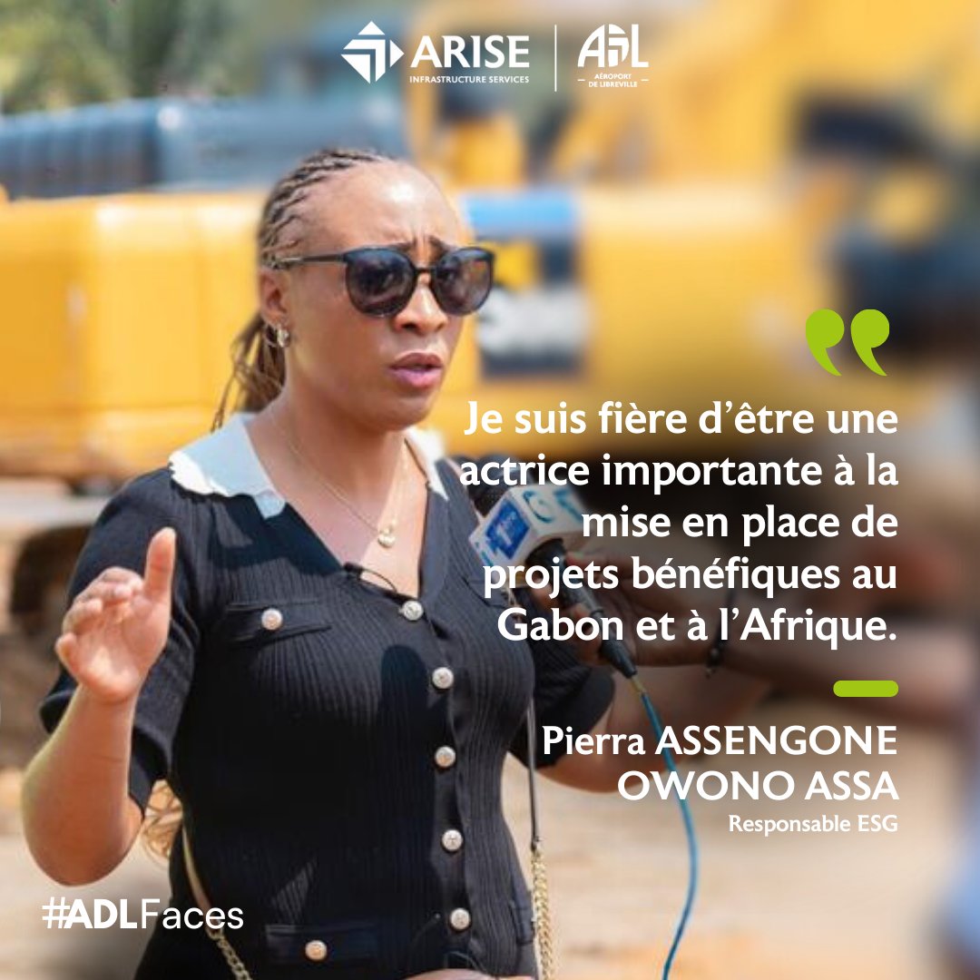 👩🏾‍✈️👩🏾‍💼 Journée de la femme Gabonaise 

Alors que nous célébrons en cette journée nationale de la femme gabonaise, toutes celles qui contribuent au succès et à l'essor de l'Aéroport de Libreville, découvrons le portrait de Pierra ASSENGONE OWONO ASSA - Responsable Environnement,