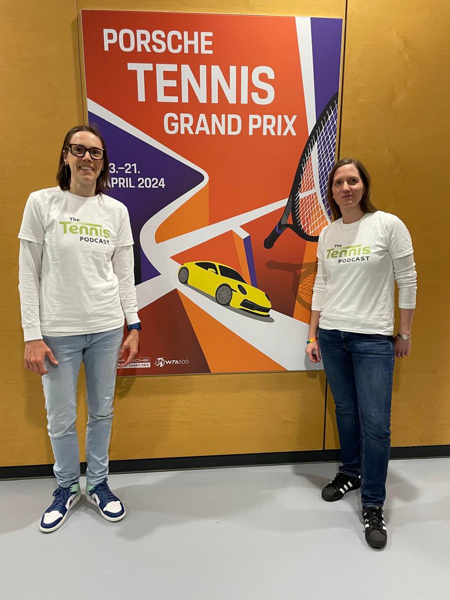 MarionGoller's tweet photo. Greetings from Stuttgart @TennisPodcast https://t.co/qd1XAPsYqw