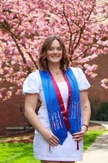 Congratulations! Hannah Hamilton, from Mustang, Okla., will graduate from Univ. of Puget Sound with a Bus. Admin. and Leadership degree in May 2024. She has been involved with the Varsity Swim Team. Her parent is Amanda Hamilton and grandmother is Immaculate (Polhamus) Sanders.