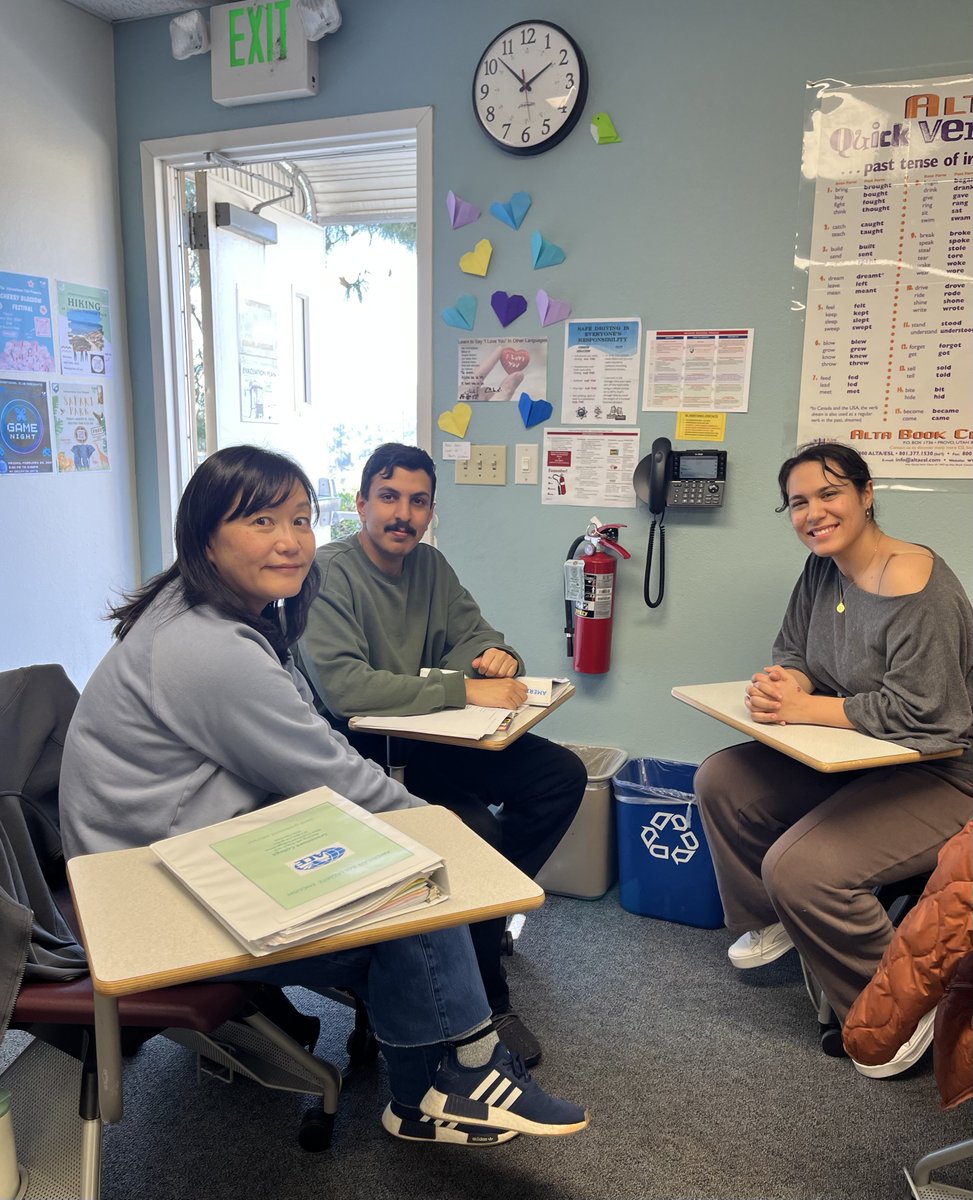 ACE_Grossmont's tweet photo. ACE students discuss interesting topics and discover new ideas together. It's a welcoming space where you can improve your English skills while making new friends and exploring diverse cultures.
#studyUSA #internationalstudents #sandiego #grossmontcollegeace https://t.co/0plzYiq5FA