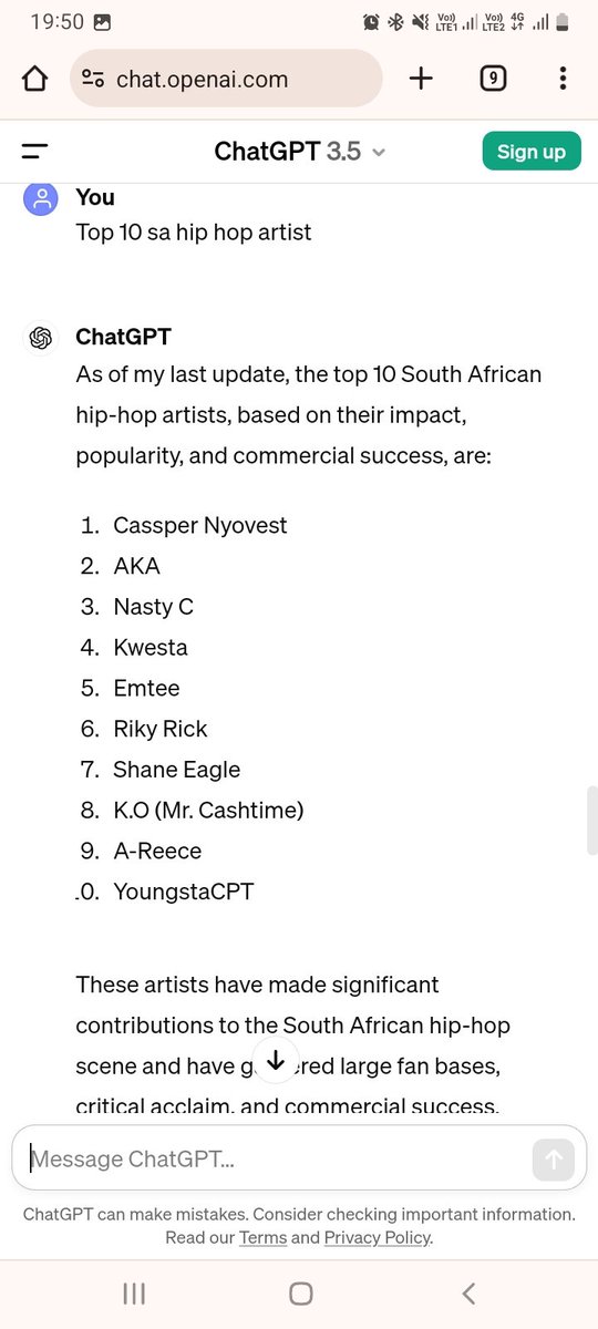 As Euphonik said, @casspernyovest is the biggest hip hop cat of all time