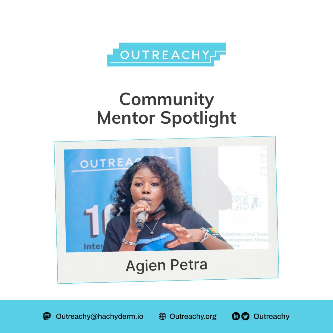 Our mentor spotlight initiative is one of our efforts to show the world how awesome and supportive our mentors are of the @Outreachy program. In this episode, we spotlight @agienpetra. Thank you for your amazing work! Read more: outreachy.org/blog/2024-04-0…