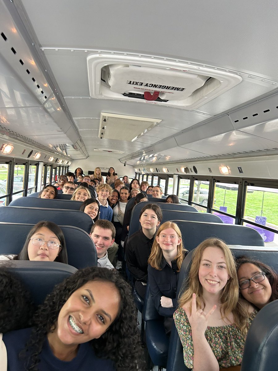 MrsKennySHS's tweet photo. Ms. Janet’s bus is the best bus, and these juniors (and a couple seniors) were a fabulous group to take to see @nashvilleshakes and @lipscomb’s coproduction of Hamlet! We were blown away by the production! Bravo! @SmyrnaBulldog https://t.co/us5hAQSoot
