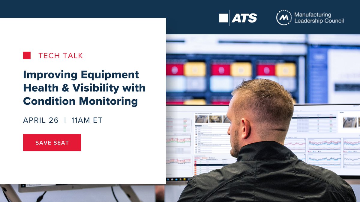 Learn best practices and get actionable takeaways about condition monitoring during this 30-minute 'Tech Talk' hosted by @MfgExecutive. 

Don't miss out—secure your spot for this informative session by registering now: bit.ly/4aqXMBe

#ConditionMonitoring #PdM #IIoT