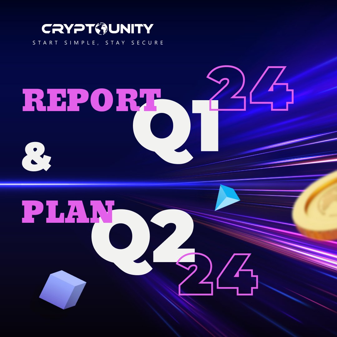 Q1 Report & Q2 Plans are out! 📊

Check out our quarterly report to see what we've accomplished in the first quarter of the year and what's coming in the next. Exciting times ahead!🔥

📖 cryptounity.org/news/q1-report…

#Crypto #QuarterlyReport #Transparency