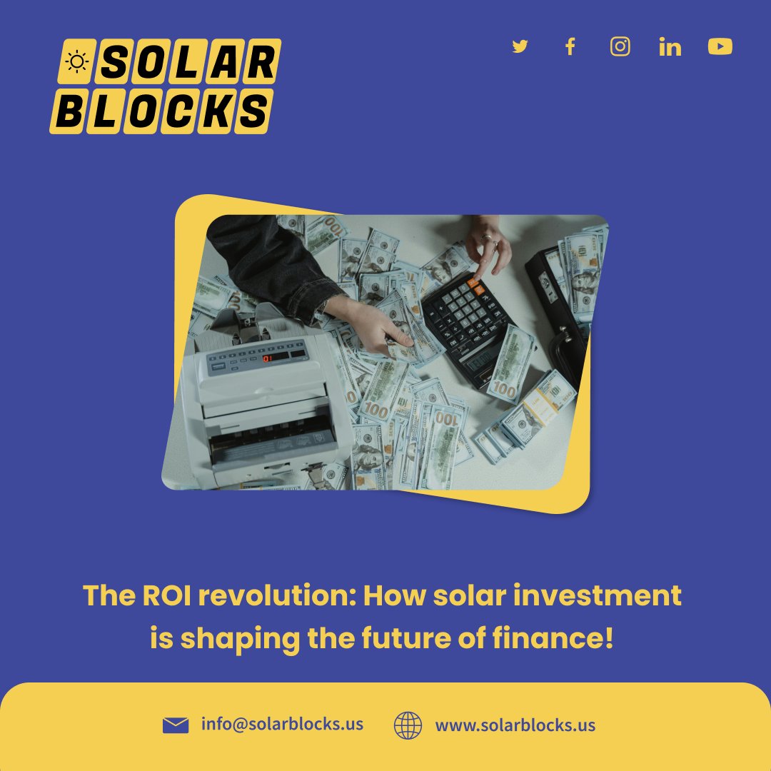 How solar investment is shaping the future of finance!

Read this carousel to have a better understanding of it.

#Solarblocks #solar #solarpanels #solarinstallers #solarinstallation #solarpower #solarenergy #solarrooftop #newyork #us
