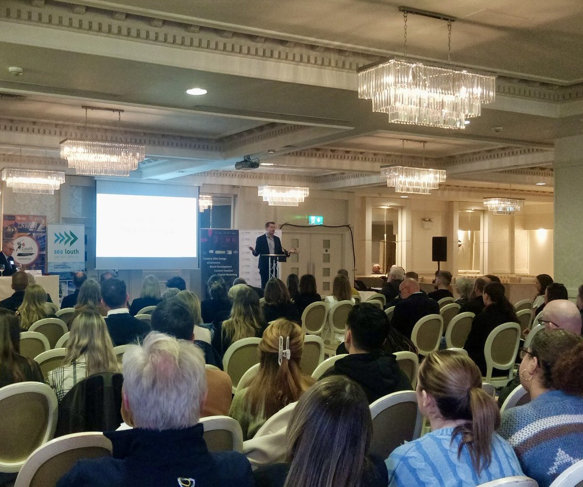 poloconghaile's tweet photo. Great to be at the Cross-border Tourism Conference in Carlingford today! Super speakers in @CorcregganM, @zomabranding and Mike from Wildlands in Co Galway 🙌 @DundalkChamber @DundalkTourist #cbtc2024 https://t.co/1SKdwn26si