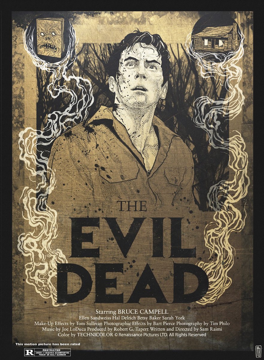 The Evil Dead (1981) 
Art by Philipp Banken.