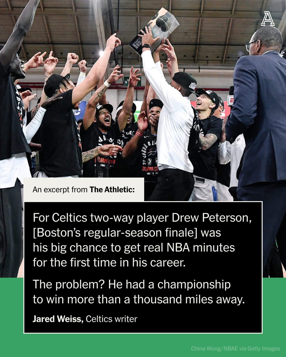 Life in the G League can be chaotic. Direct flights are a luxury. And double-duty can be a necessity. @JaredWeissNBA on miserable middle seats for seven-footers, roadside meals and more that goes into the G League finals ⤵️ theathletic.com/5421199/2024/0…