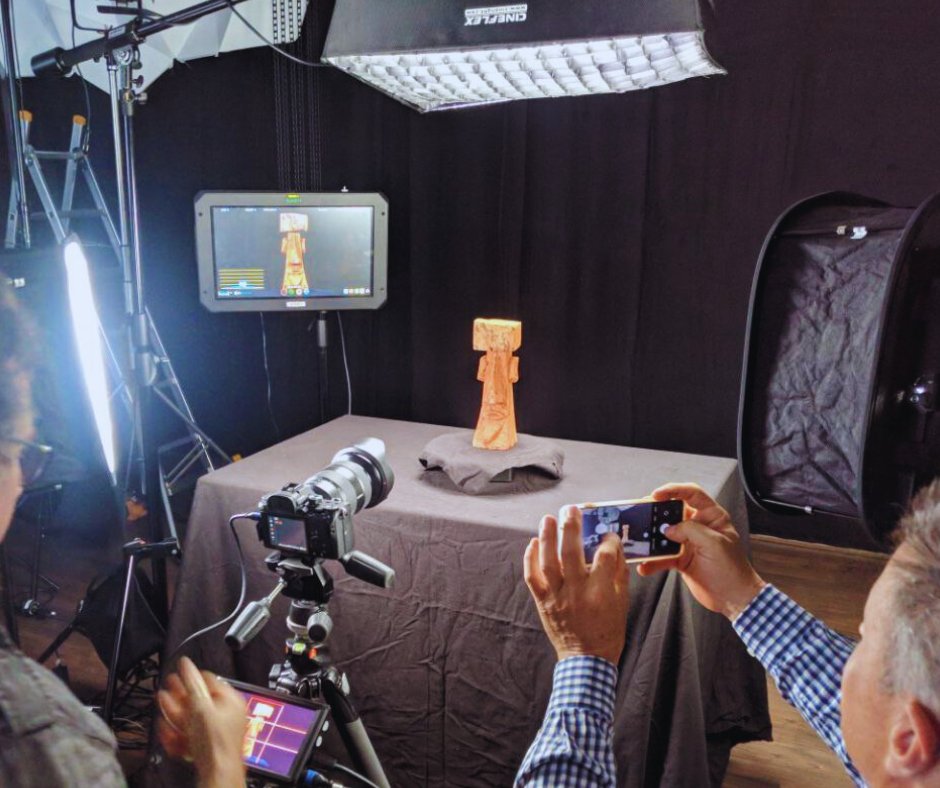 MountainKraft's tweet photo. 🌿🖥️ Embrace sustainability with every piece of art you own. Our Moai statues, crafted with care and preserved on the blockchain, represent a new era of eco-friendly digital collectibles. #SustainableArt #NFTs