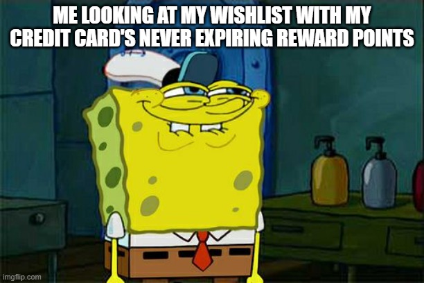#idfcfirstbank ke credit cards are not good for my shopping addiction 🙂 #morefromyourbank #smartshopping #spongebobsquarepants @IDFCFIRSTBank