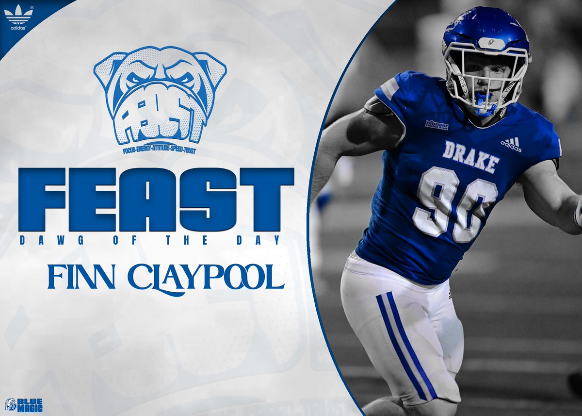 UNI_CoachSmith's tweet image. UN-BLOCK-AB-LE. 

@FinnClaypool Feast Dawg of the Day! #FeastDogs #BlueMagic