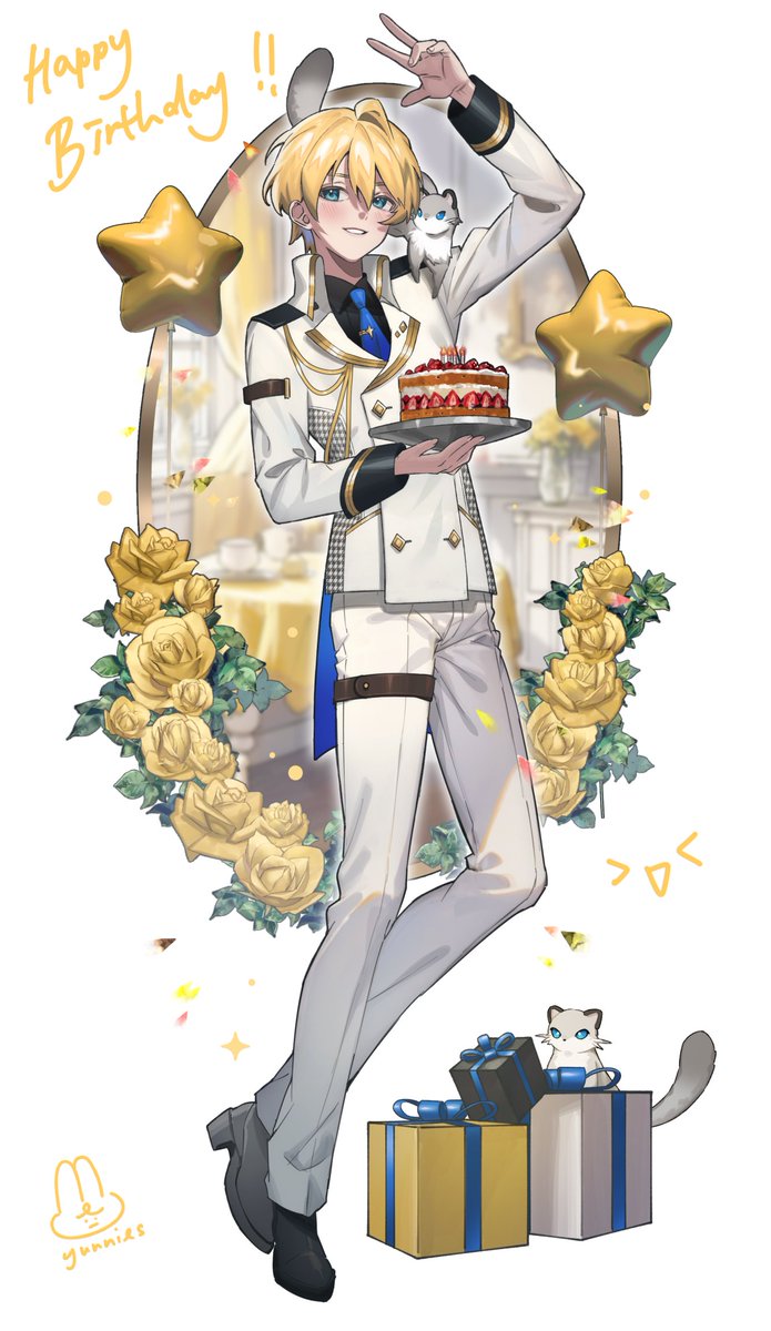 お誕生日おめでとう!!!!🎂
#騎士絵画 #岸堂天真誕生祭2024