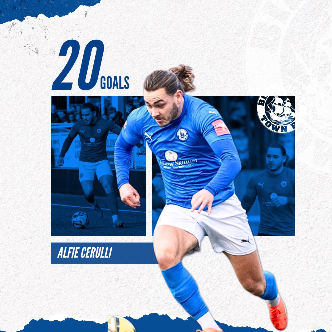 Another milestone reached on Saturday.. 20 goals under @alfiecerulli ‘s belt for the season 👏👏