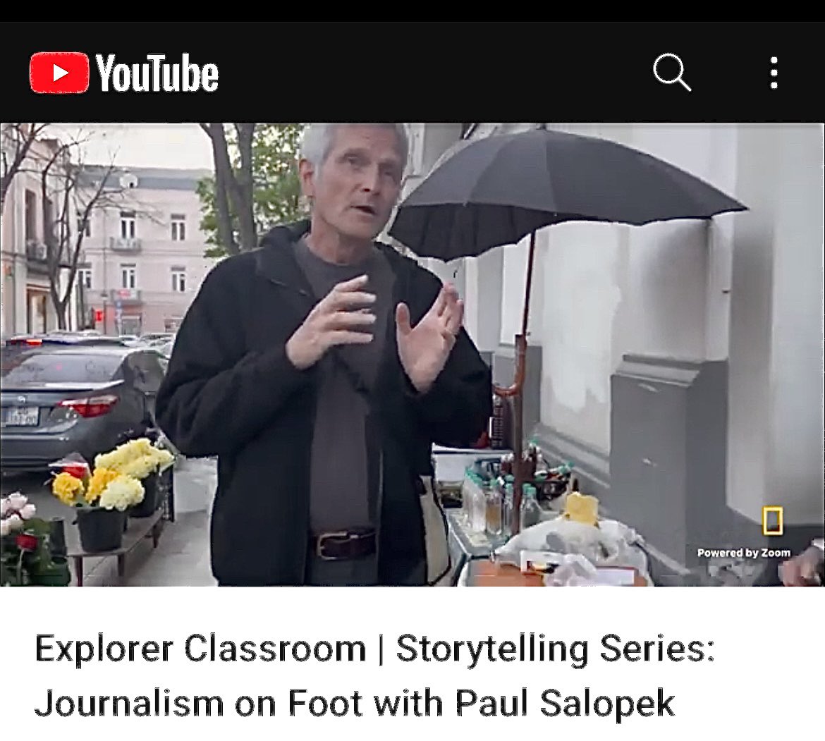 How to find a good story in your own community? - Curiosity. - Scan the horizons—don’t focus on just 1 trail or narrative. (Be open to glimpses from the corner of your eye.) - Listen, listen, listen. Storytelling tips for students via @NatGeoEducation m.youtube.com/watch?v=eUsh-D…