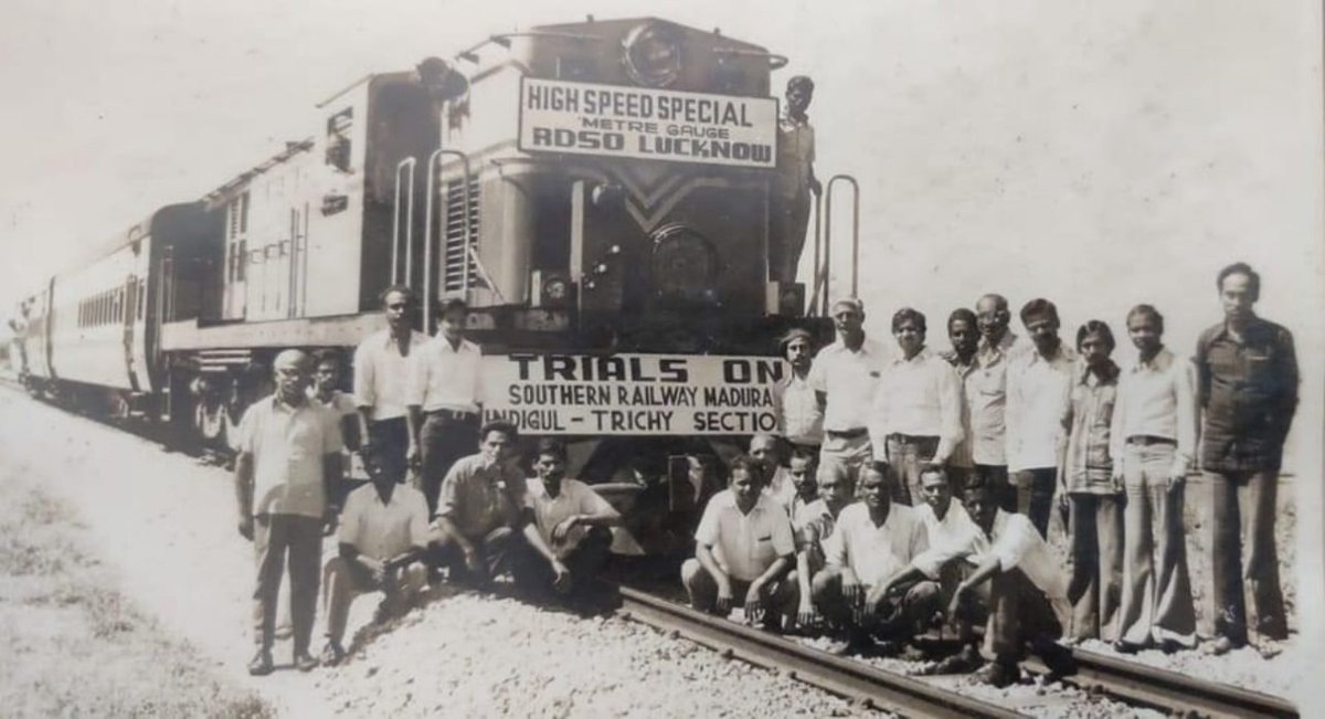 #ThrowbackThursdays 

Throwback to the era of high-speed special metre gauge trains on the Southern Railway's Madurai-Dindugal-Trichy Section! 🚂 

#MetreGaugeMemories #SouthernRailway #RailwayHistory
