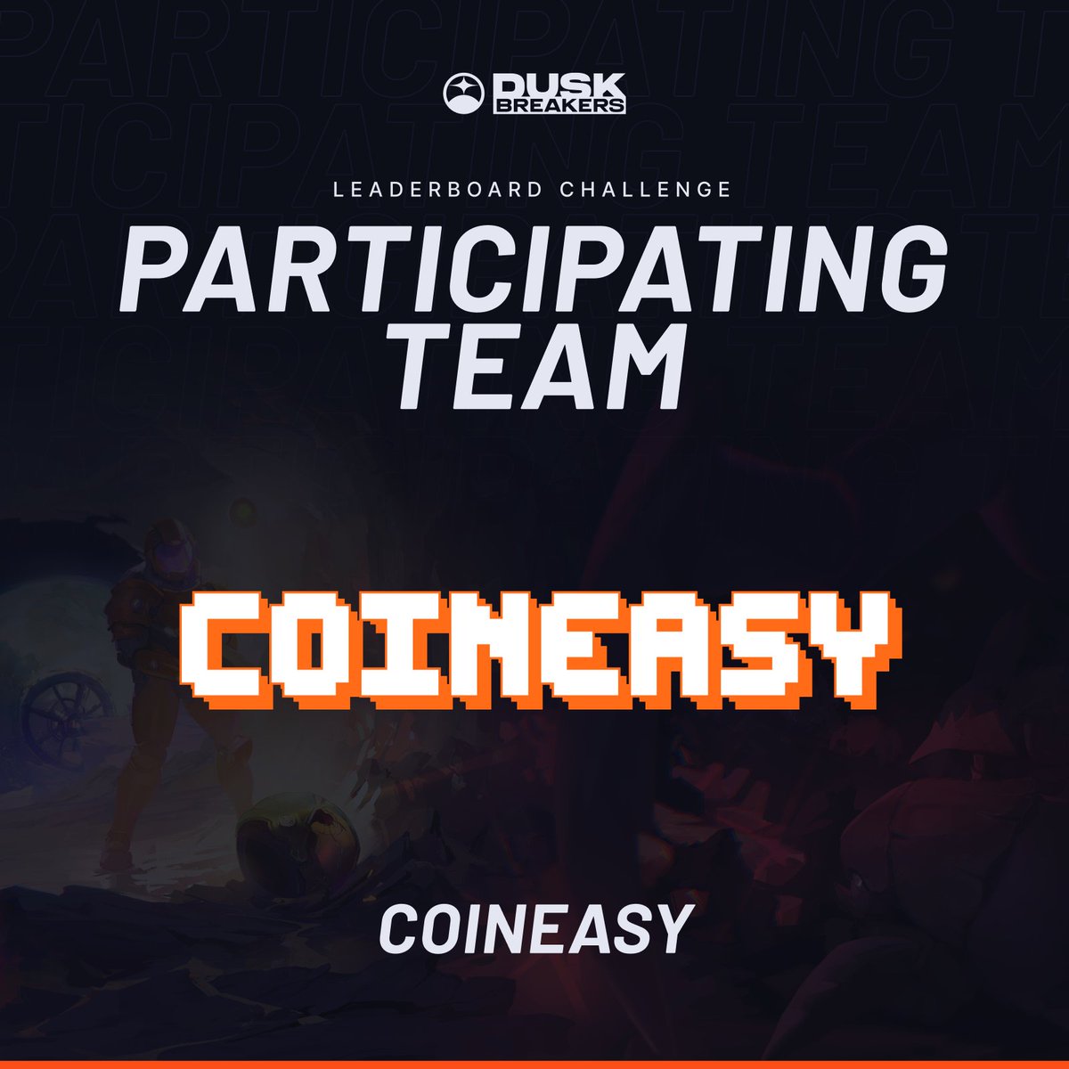 Say hello to our next participating team... @Coiniseasy!! FIGHTING 💪