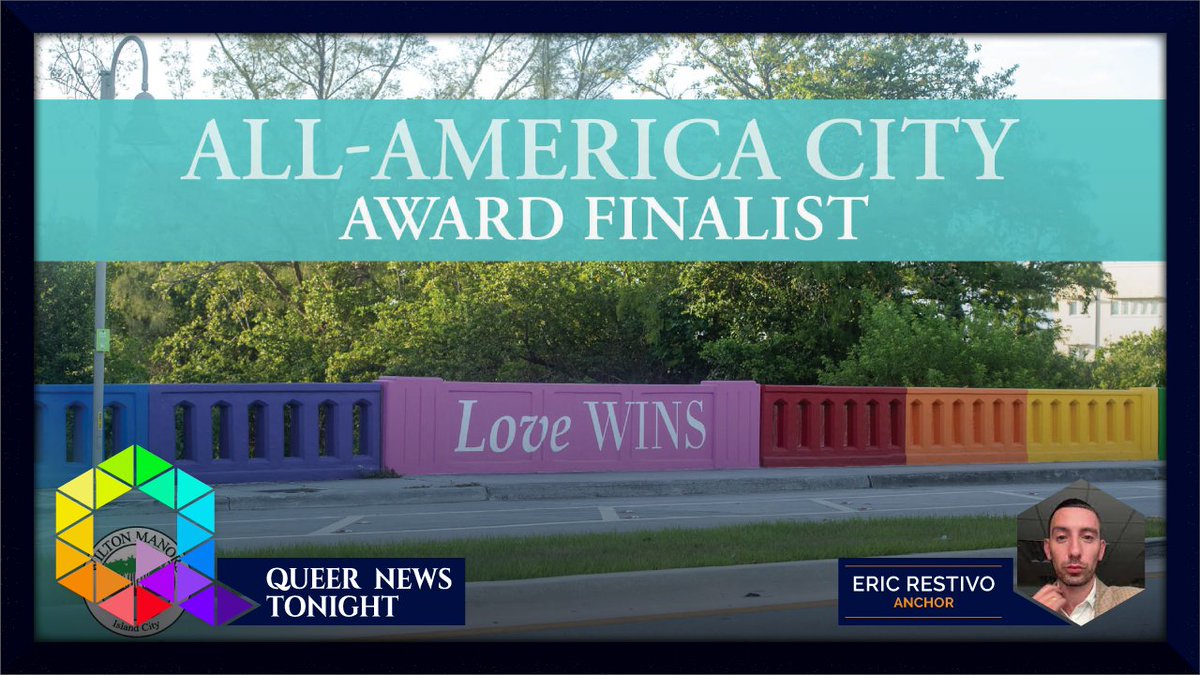 LGBTQ+ #WiltonManors Becomes 2024 All-America City Finalist - Congratulations from Queer News Tonight and everyone at @HotSpotsFL Magazine Happening Out Television Network
@WiltonManorsCty @ericrestivo 

 youtu.be/kzVlNj3Dt30?si…