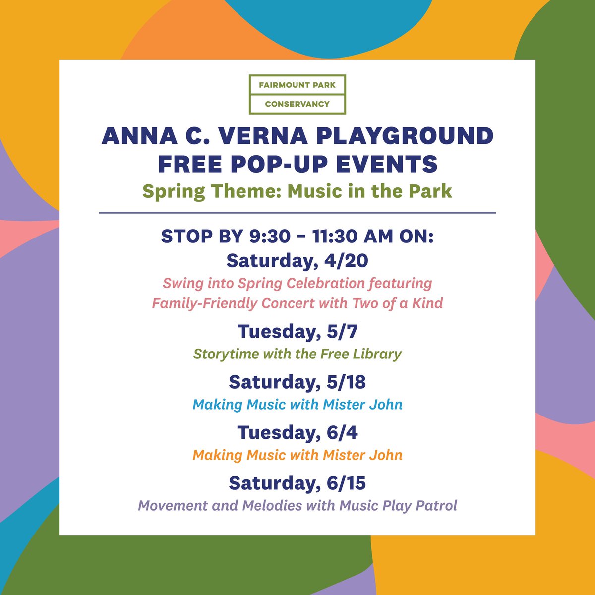 Learn about Anna C. Verna Playground! Meghan Talarowski, @_studio_ludo’s founder and executive director, walked through features of the FDR Park play space. Read about it and our spring kick off event there this weekend: myphillypark.org/anna-verna-pla…